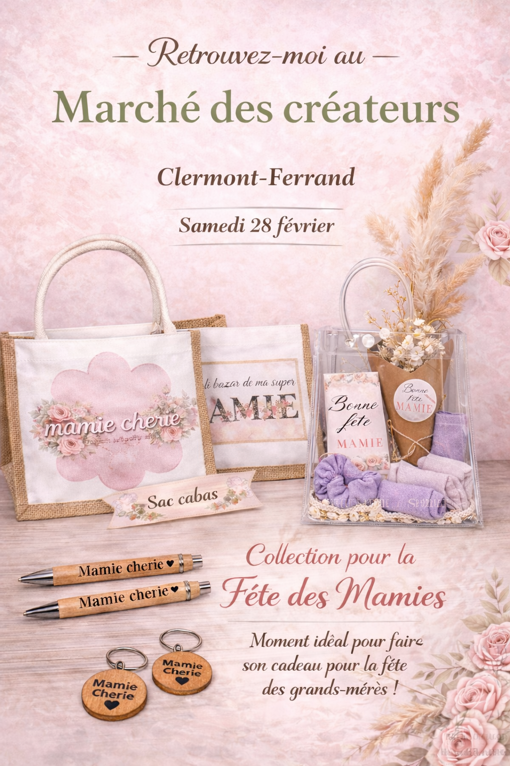 Sac cabas fête des mamies