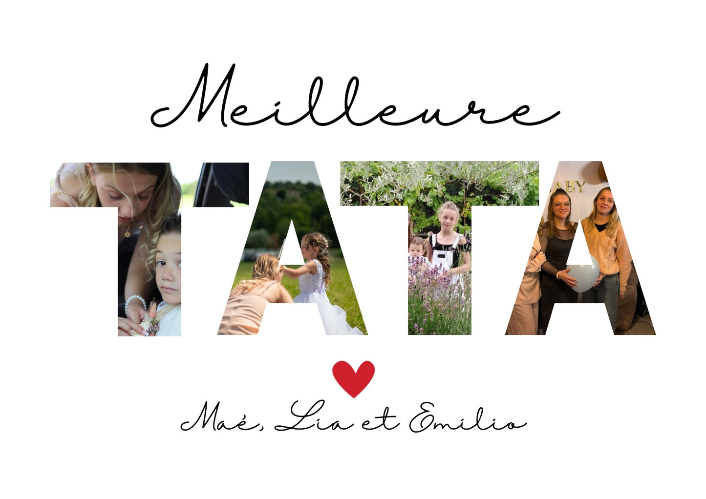 Affiche photo personnalisée