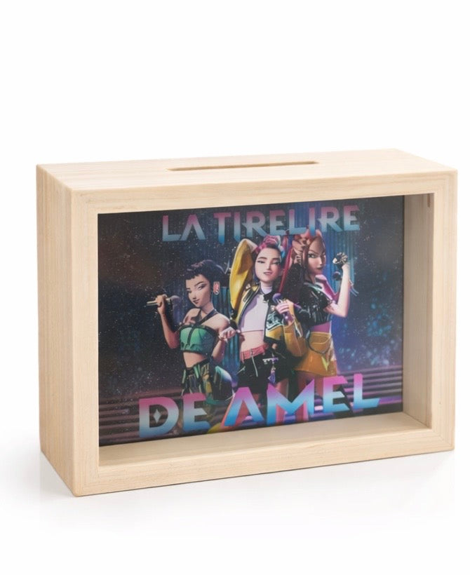 Tirelire en bois