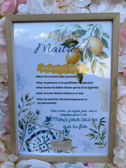 Affiche Merci