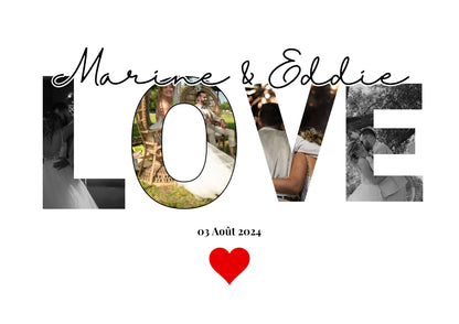 Affiche photo "LOVE"