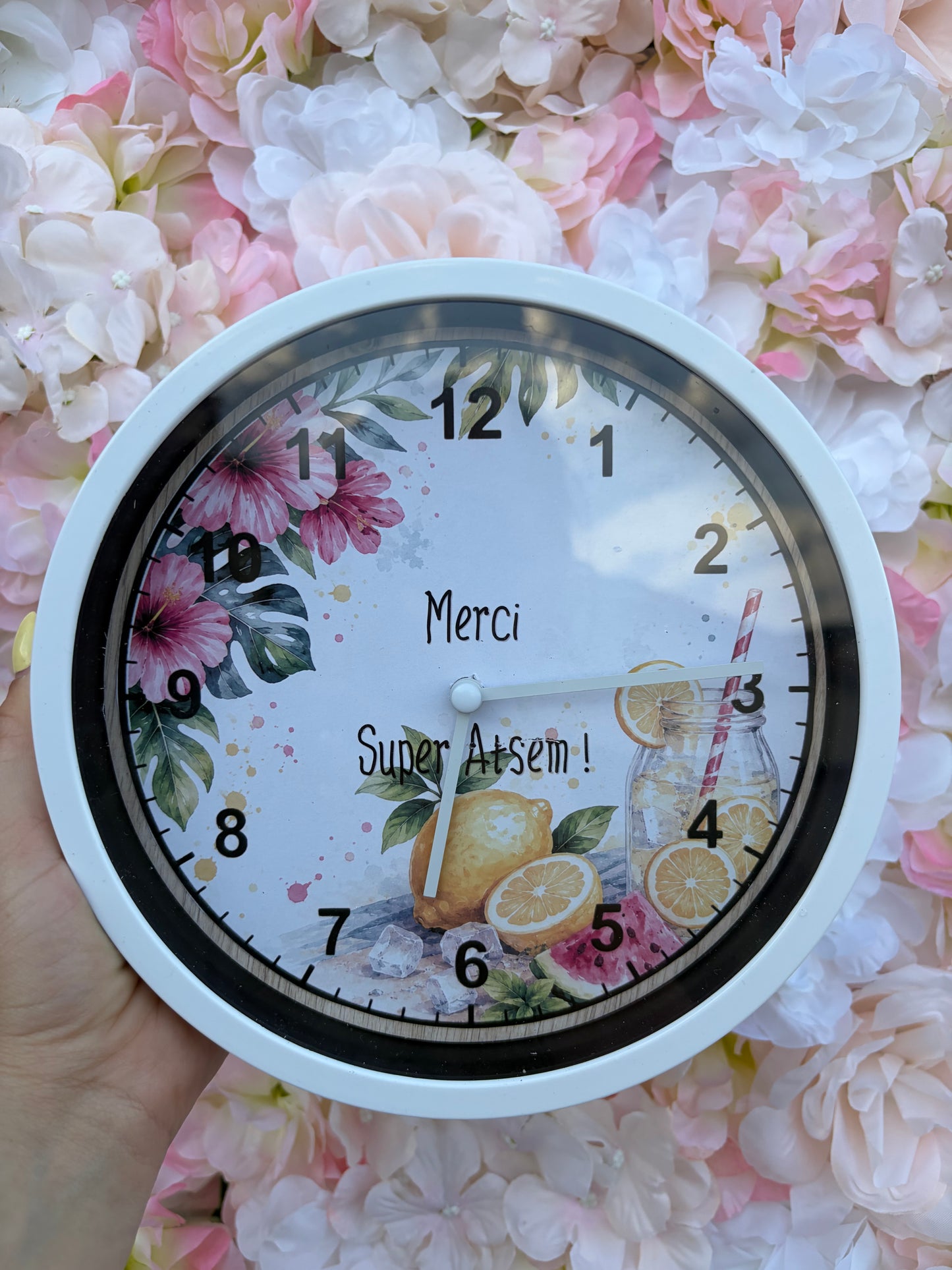 Horloge personnalisée