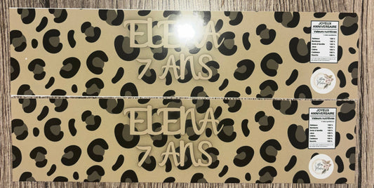 Etiquette bouteille d'eau