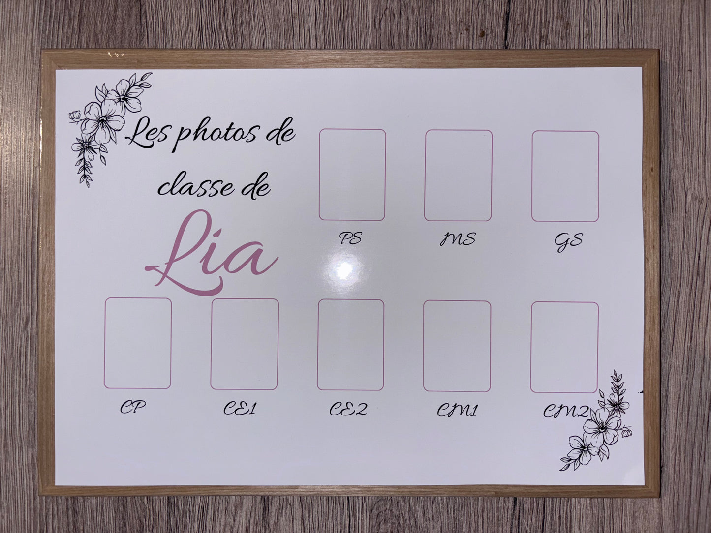 Affiche photos de classe