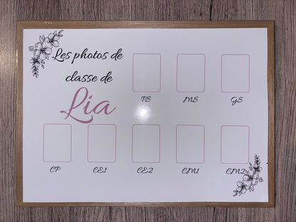 Affiche photos de classe