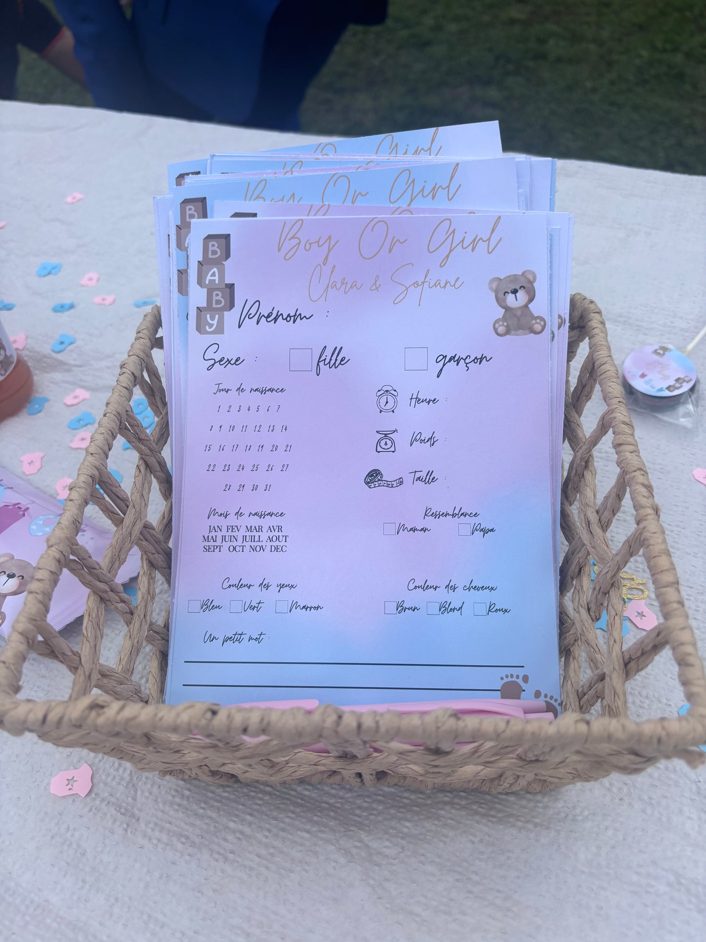 Affiche prédiction bébé