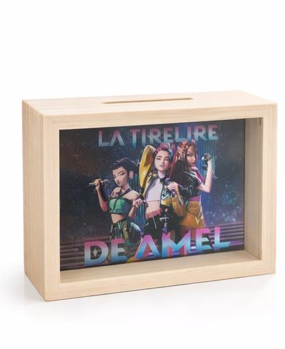 Tirelire en bois